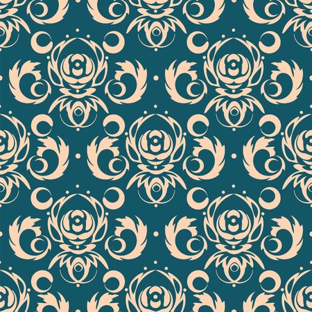 dark blue background for textile design のイラスト素材