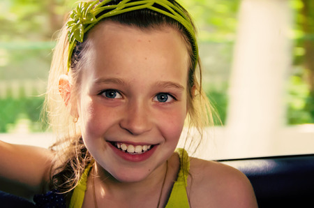 baby girl laughing is contagiousの写真素材