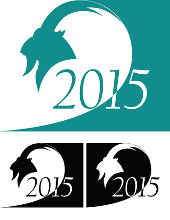 set of goatのイラスト素材