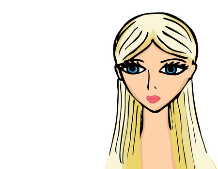 girl or womanのイラスト素材