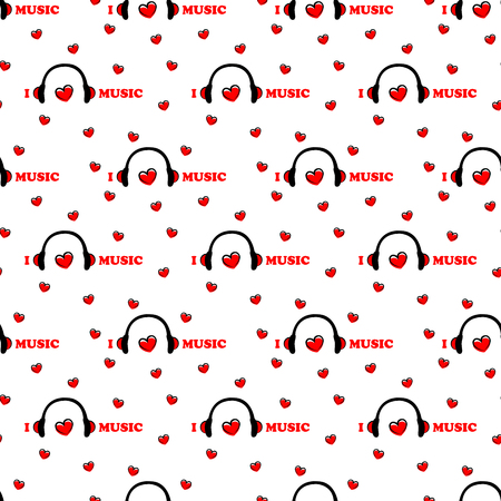 seamless pattern with symbol of music. vectorのイラスト素材