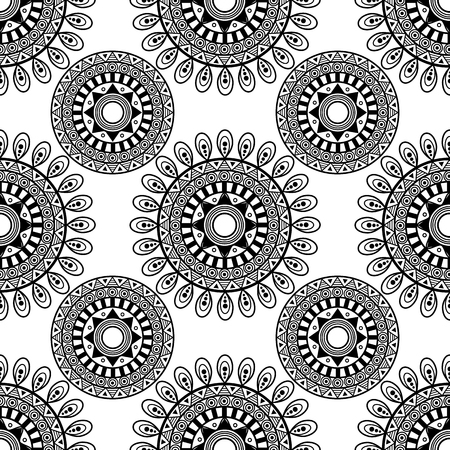 siamless pattern. sentagle. isolate. vector.のイラスト素材