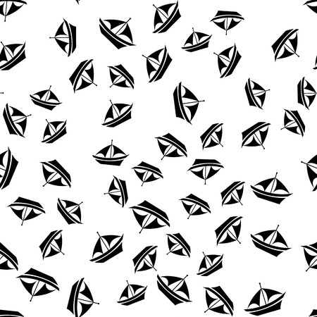 seamless pattern with yacht.の写真素材