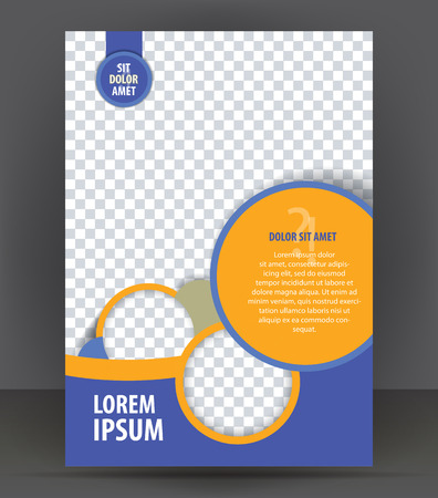 Brochure, magazine, flyer, cover layout design print template, vector Illustrationのイラスト素材