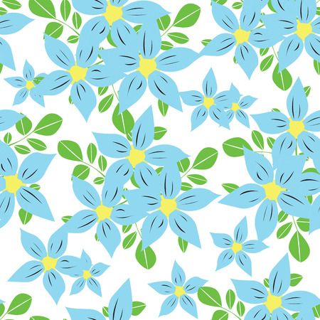 Vector seamless floral vintage backgroundのイラスト素材