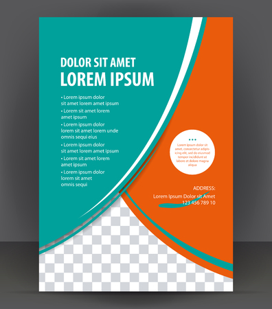 Magazine, flyer, brochure and cover layout design print template, vector Illustrationのイラスト素材