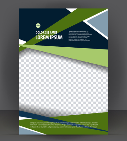 Magazine, flyer, brochure, cover layout design print templateのイラスト素材