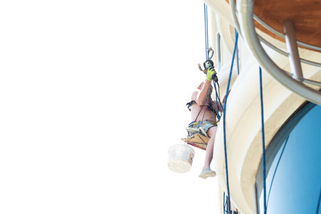 high-altitude climber. The profession of working at height