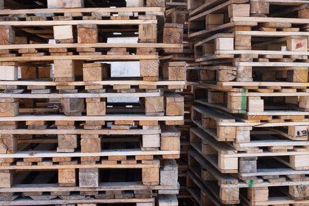 Pallet - wooden shipping container, grounds for collection, storage, transshipment and...