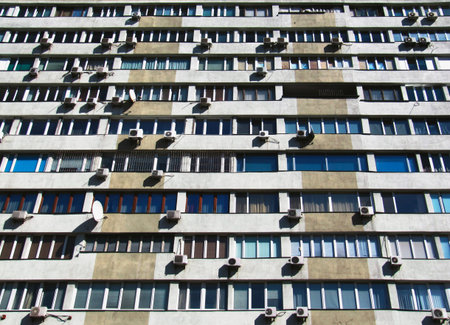 Facade with windows