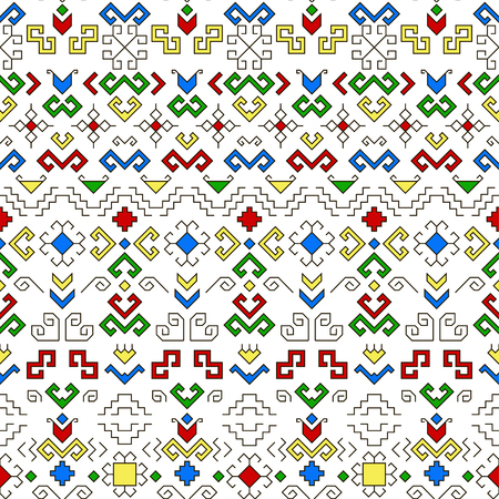 Geometric seamless decorative pattern. Modern abstract pattern for backgrounds.のイラスト素材