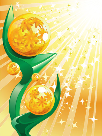 floral abstract backgroundのイラスト素材