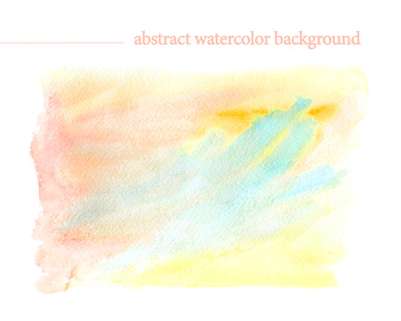 Hand drawn abstract watercolor background, artistic color spots, paint drops. Ink drawing. Backdrop template. Watercolor background, artistic color spots, paint drops. Ink drawing. Backdrop template.の写真素材