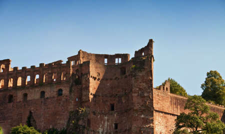 part of Heidelberg castleの写真素材