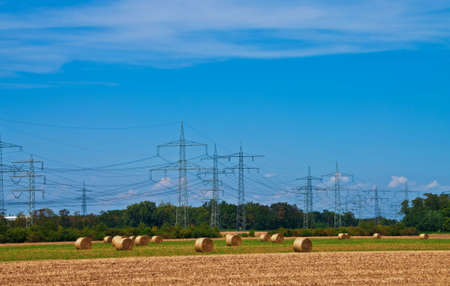 nature meets techniqueの写真素材