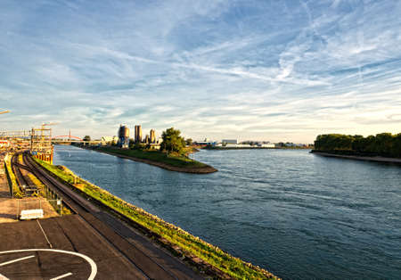 Mannheim industrial areaのeditorial素材