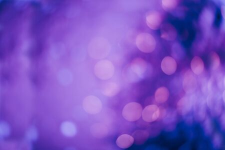 Purple bokeh lightsの写真素材