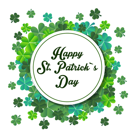 Vector Illustration of a St. Patricks Day Backgroundのイラスト素材