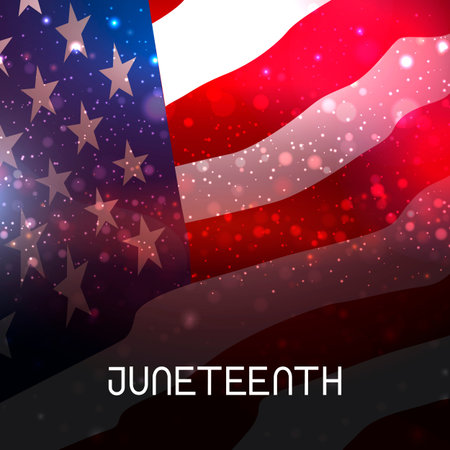 Juneteenth Freedom Day. African-American Independence Day,のイラスト素材