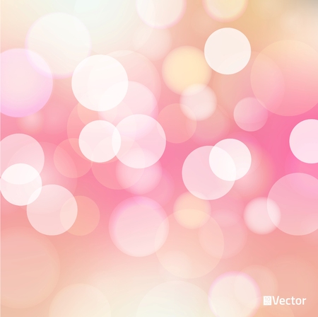 light red bokeh background made from white lightsのイラスト素材