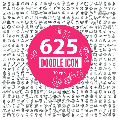 Set of 625 Quality icon Medical icons , Media icons , Money icons , Food icons ,Mobile icons  ,Web icons , holiday iconのイラスト素材