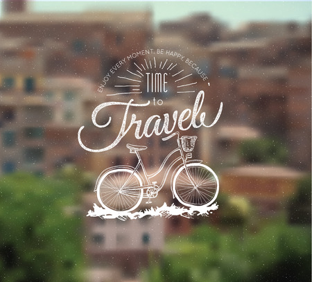 retro printing label bicycle template. eps 10のイラスト素材