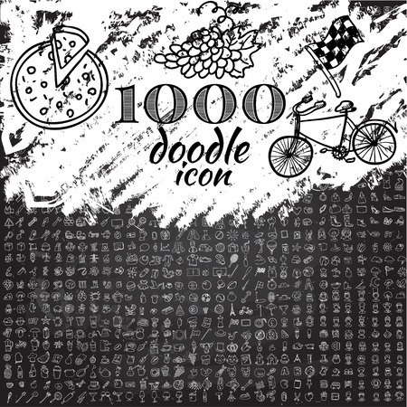 Set of 1000 Quality icon Medical icons , Media icons , Money icons , Food icons ,Mobile icons  ,Web icons , holiday iconのイラスト素材