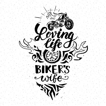 Motorcycle rider with retro racer helmet.のイラスト素材
