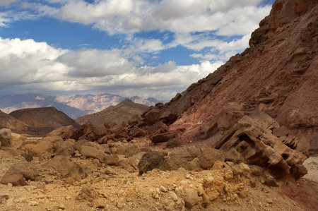 mountainous desert near the Red Sea in Israel