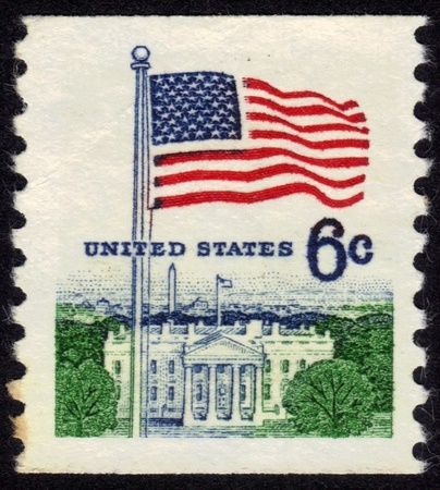 Flag Over White Houseのeditorial素材