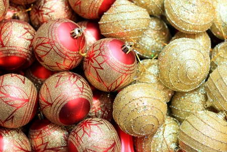 New Year s background with Christmas toysの写真素材