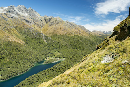 Routeburn track, fabulous scenery in New Zealandの写真素材