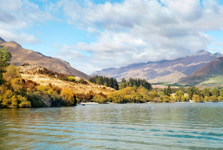 Routeburn track, fabulous scenery in New Zealandの写真素材