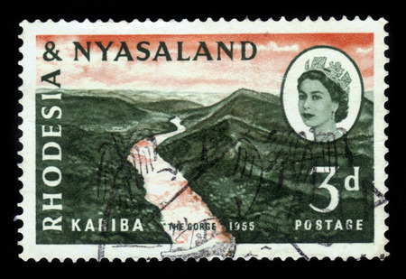 Kariba Gorge, Zambezi Riverのeditorial素材