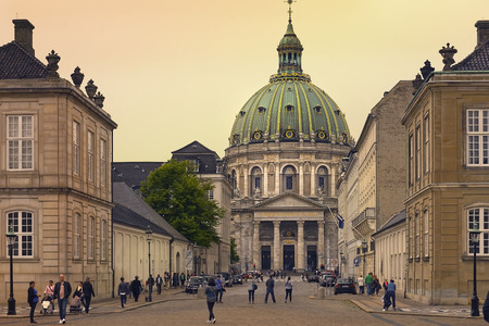 Fredericks Church in Copenhagen, Denmarkのeditorial素材