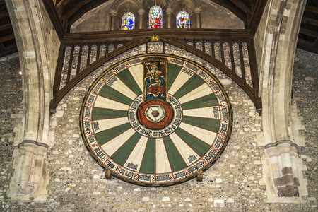 The Great Hall of Winchester Castle in Hampshire, Englandのeditorial素材