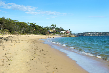 sand beach in the Royal National Park, Sydney NSW Australiaの写真素材