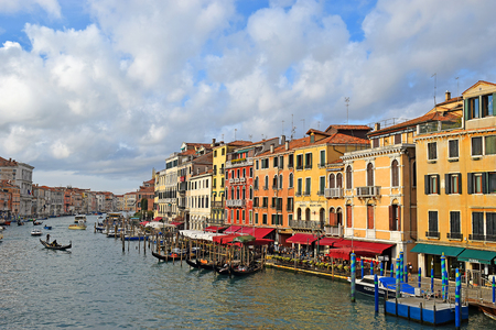Venice, Italy - January 30, 2019: cityscape on the Grand Canal in Veniceのeditorial素材