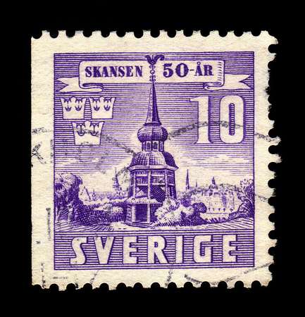 Skansen, first open-air museum in Swedenのeditorial素材
