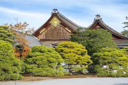 Kyoto, Japan - november 11, 2019: Kyoto Gosho (Imperial Palace) and the surrounding Kyoto Imperial Palace Park (Kyoto Gyoen)のeditorial素材
