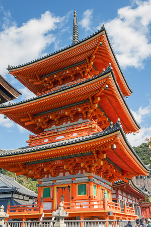 Kiyomizu-dera, buddhist temple complex of Kyoto, Japanのeditorial素材