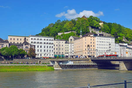 city landscape of the Salzburg, Austriaのeditorial素材