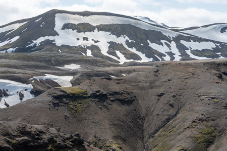 magnificent wildlife landscapes in Icelandの写真素材