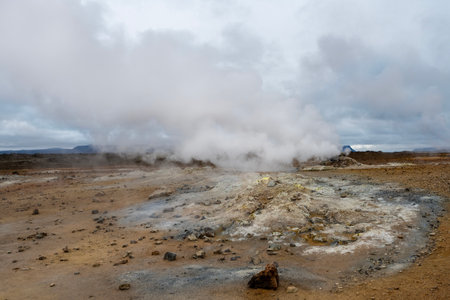 journey through the magnificent nature of Icelandの写真素材