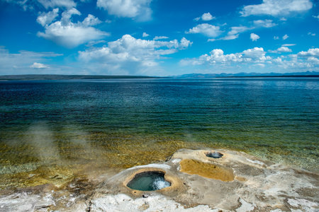 Yellowstone National Park, Wyoming, USAの写真素材