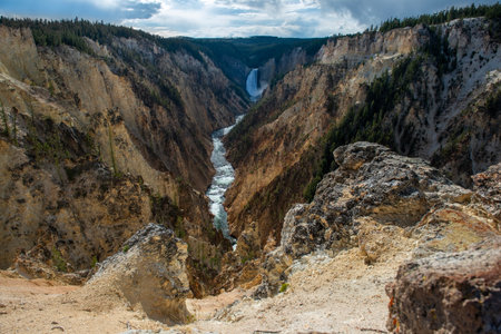 Yellowstone National Park, Wyoming, USAの写真素材
