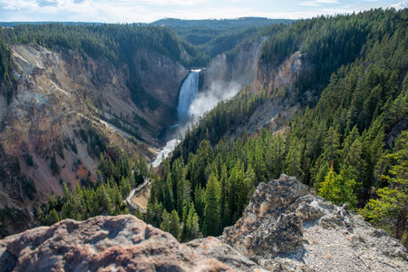 Yellowstone National Park, Wyoming, USAの写真素材