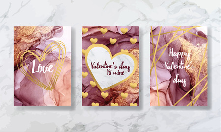 liquid marble with gold. flyer, business card, flyer, brochure, poster, for printing. trend vectorのイラスト素材