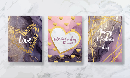 liquid marble with gold. flyer, business card, flyer, brochure, poster, for printing. trend vectorのイラスト素材