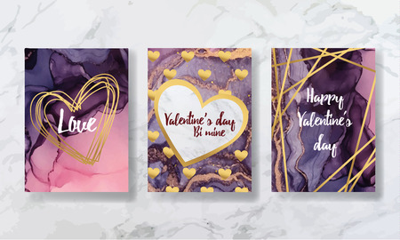 liquid marble with gold. flyer, business card, flyer, brochure, poster, for printing. trend vectorのイラスト素材